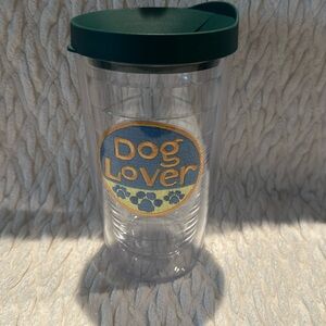 DOG LOVER TERVIS Tumbler Cup 16 oz with green lid